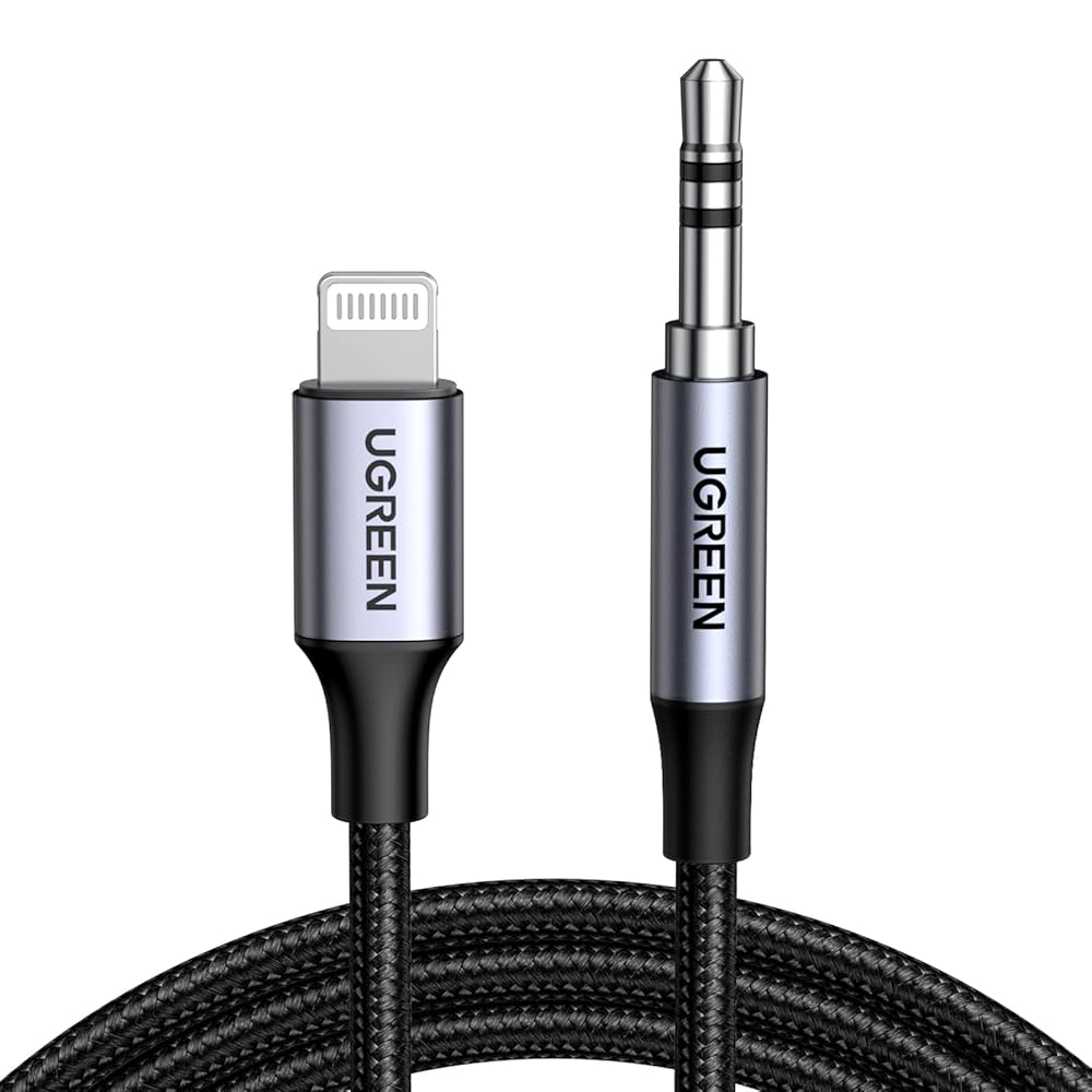 ダヴィネス Apple様 Amazon.com: UGREEN Aux Cord for iPhone Aux to Lightning
