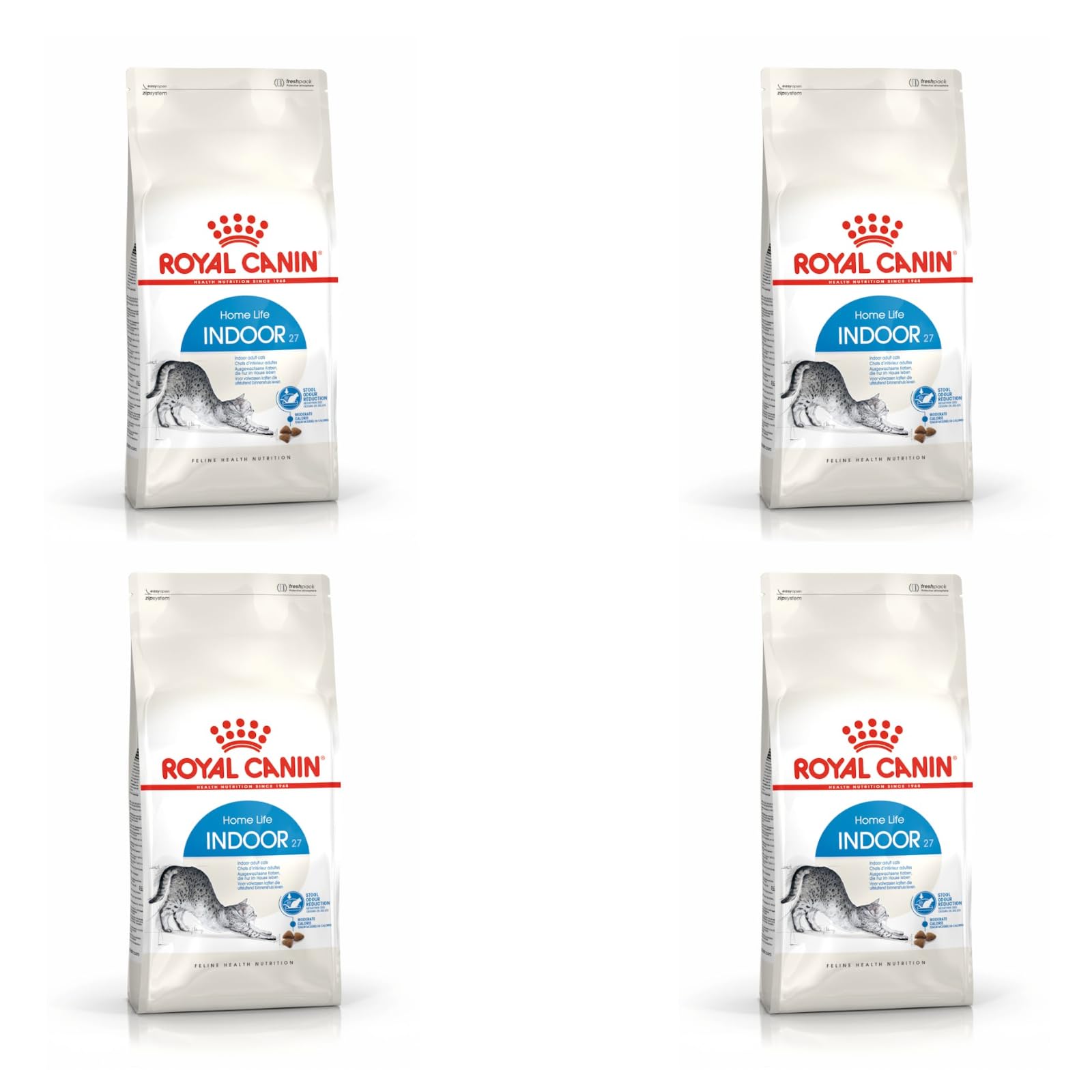 Royal Canin Indoor Complete Dry Adult Cat Food 4 x 400g