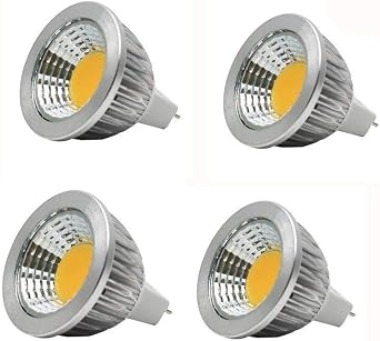 MR16 LED Light Bulbs GU5.3/MR16 Base Warm White 3W 330 Lumen 2700KLED Spotlight Bulbs for Landscape Lighting Recessed Lighting Track Lighting,Pack of 4