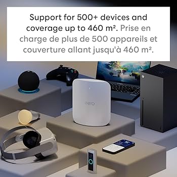 Amazon eero Max 7 - メッシュwifi ルーター Amazon eero Max 7 mesh wifi router | 10 Gbps Ethernet