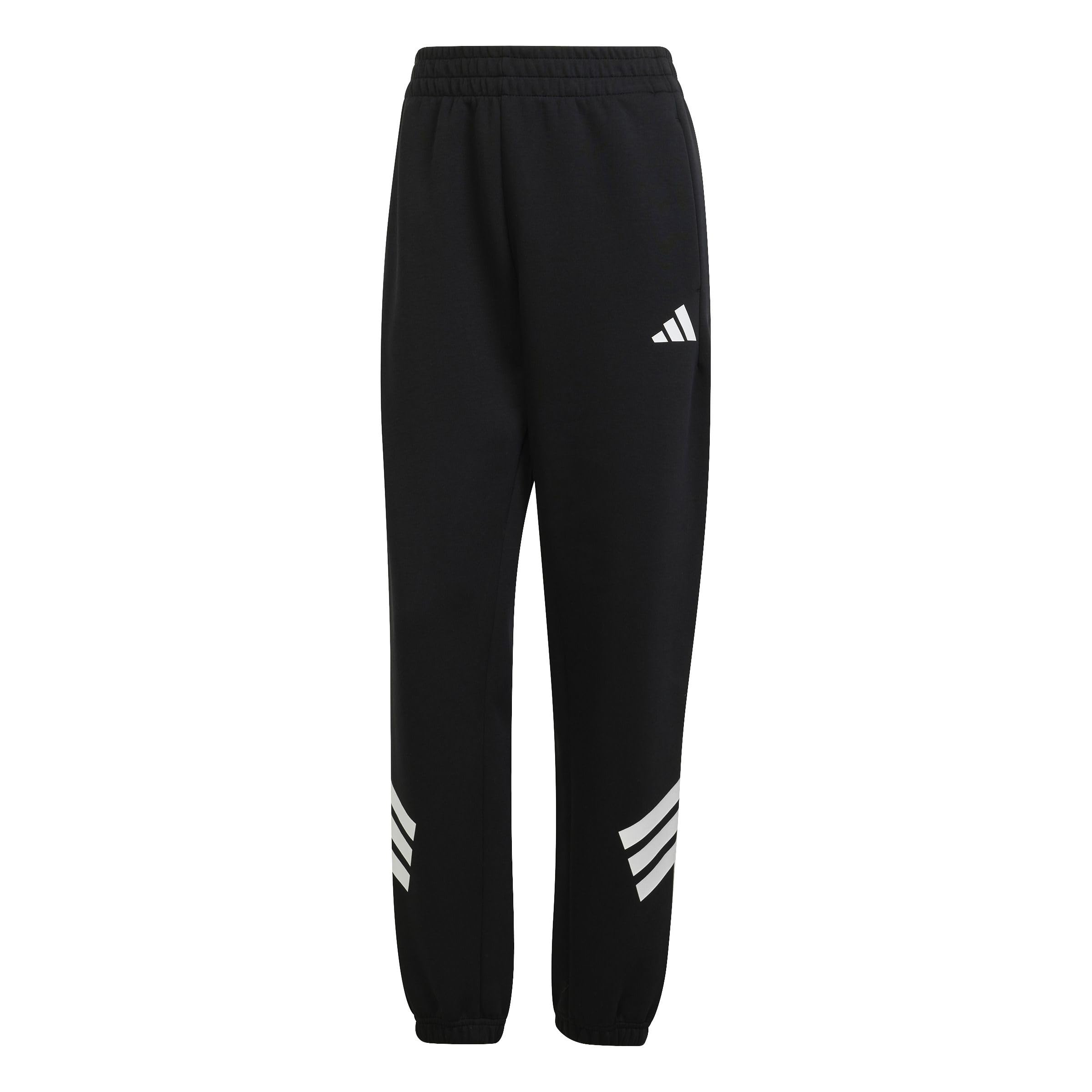adidas Women's Future Icons Three Stripes Regular Pant, Black, L