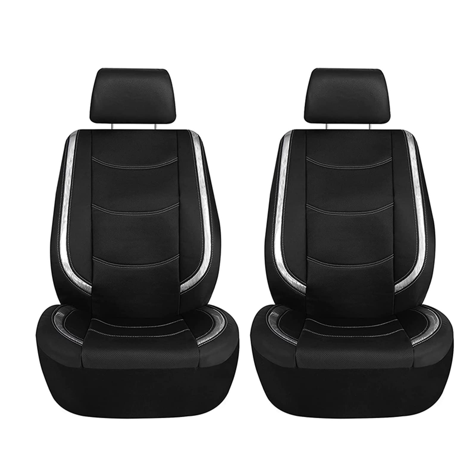 Housses de siège de voiture en PVC brillant avec fermeture éclair pour une protection étanche