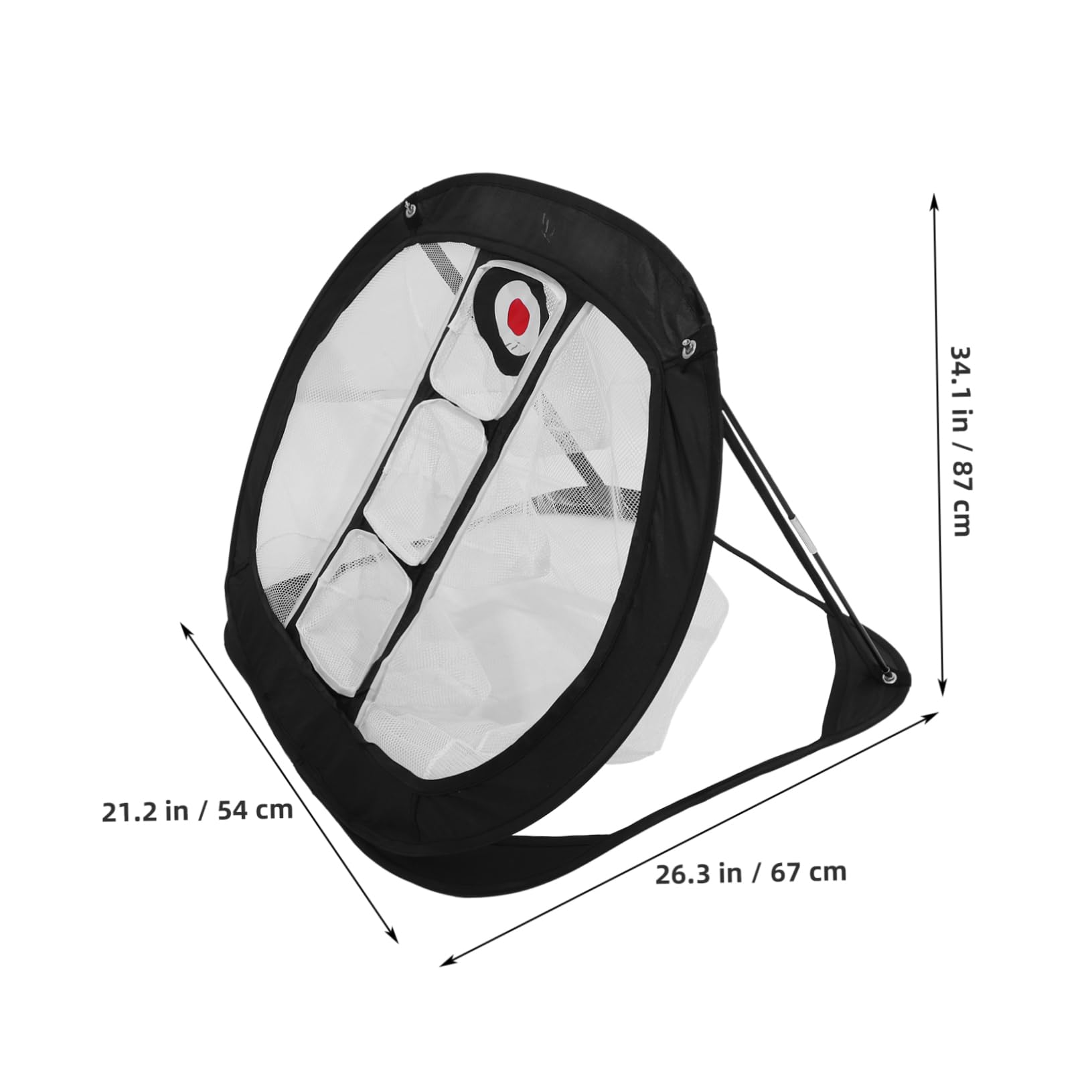 GOOHOCHY Indoor Chipping Net for Golf Practice Lightweight Portable Mesh for Golf Games for Home Backyard Use for Men Women