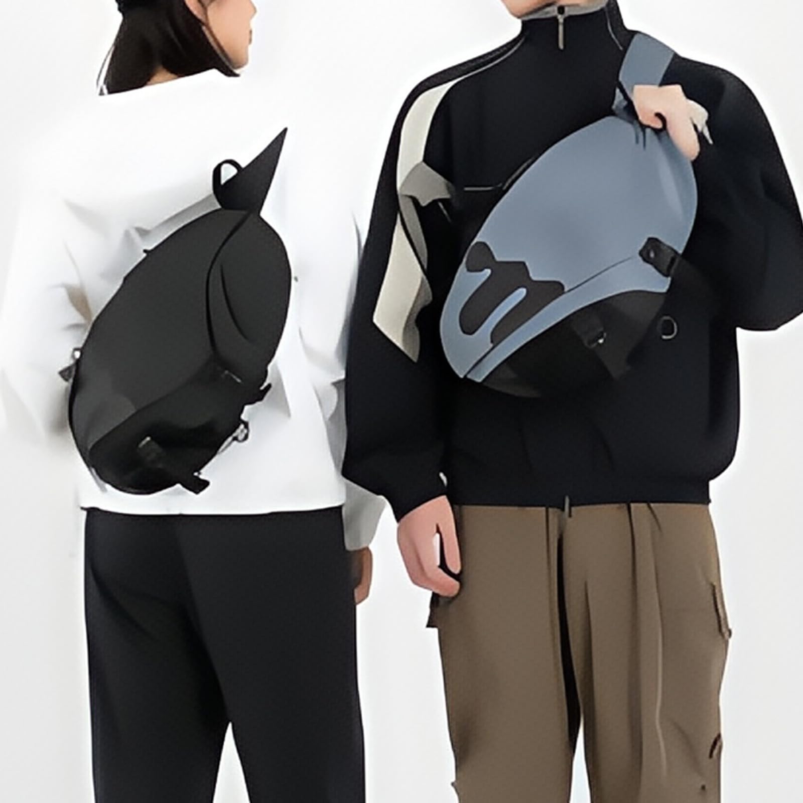 Uniwersalne sportowe torby na ramię plecak rowerowy wodoodporny nylonowy torba crossbody sport turystyka wycieczka crossbody duża pojemność rower ramię