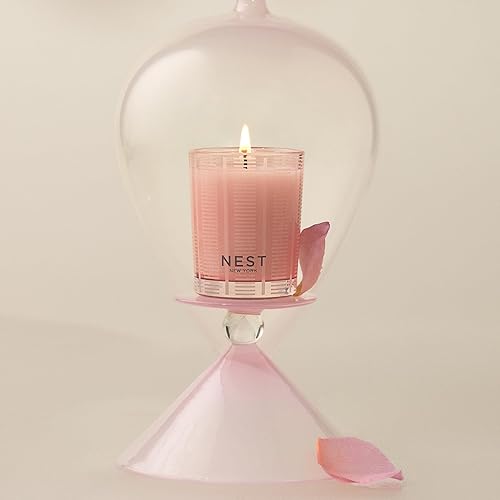 Miniatura 3 de NEST New York Vela votiva perfumada, sal del Himalaya y agua de rosas, 2 onzas, tiempo de combustión de hasta 28 horas, recipiente de vidrio