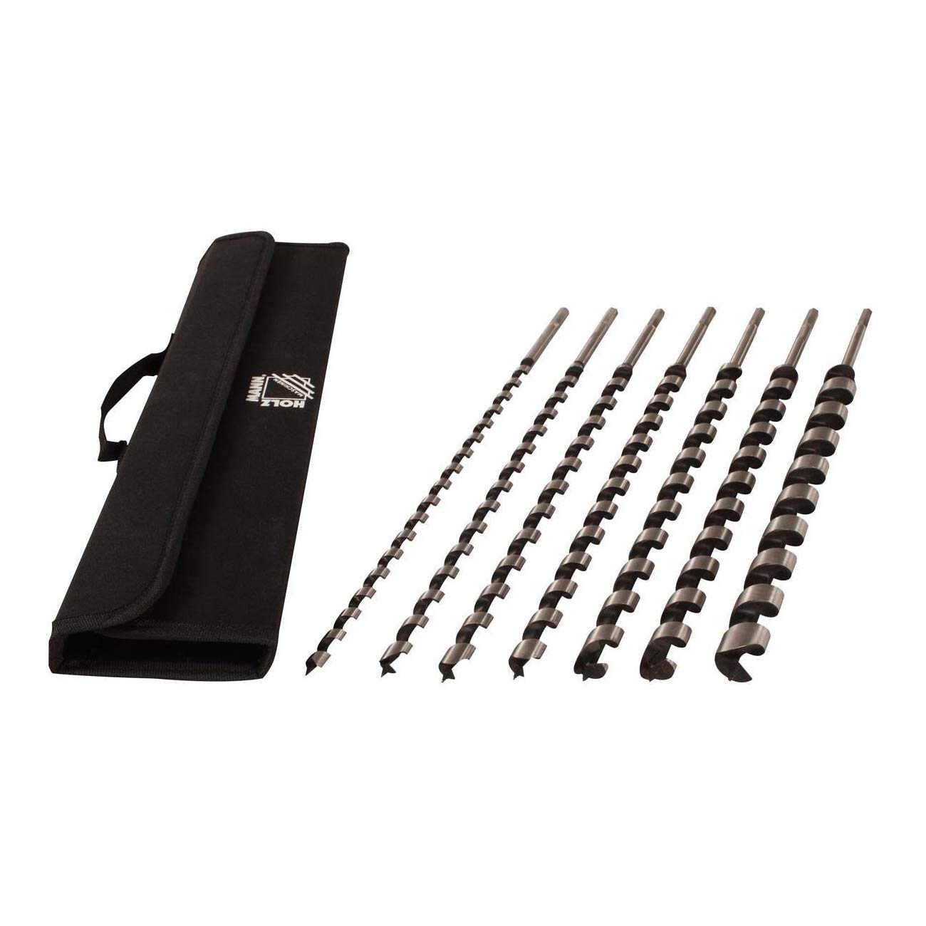 Holzmann - Set de 7 mèches de charpente - D. 10, 12, 14, 16, 18, 20, 25 mm LT 460 mm