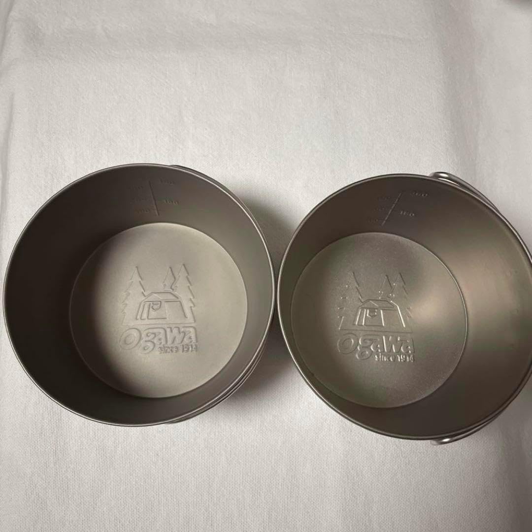 ogawaチタンシェラカップ Ogawa Campal シェラカップ 他5点セット 窒化