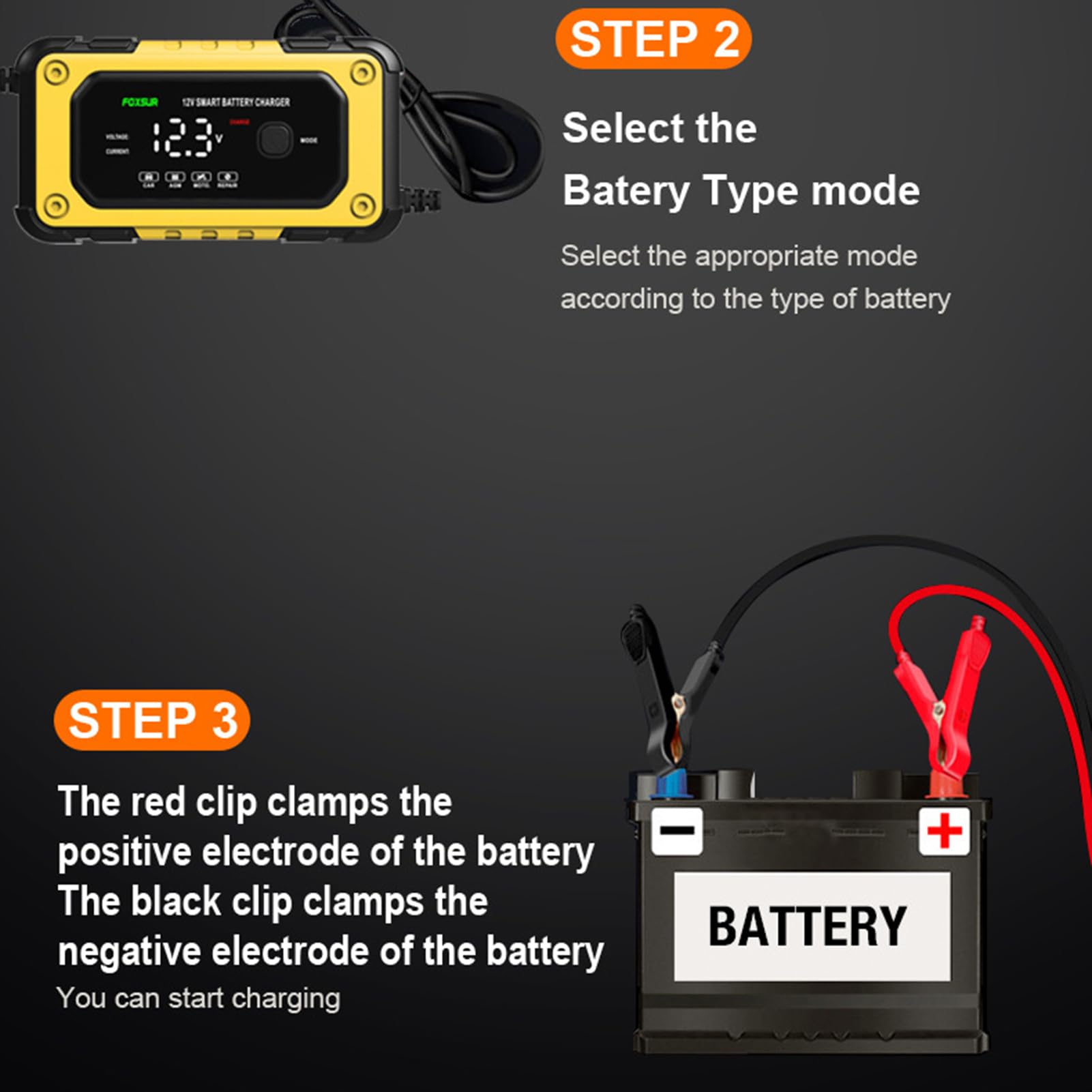 Avviatore di Emergenza Portatile - Jump Starter per Auto Camion Moto con Schermo LCD 12V | Booster Batteria Compatto per Garage Esterno Avviamento Veicolo Kit di Emergenza Avviatore Auto
