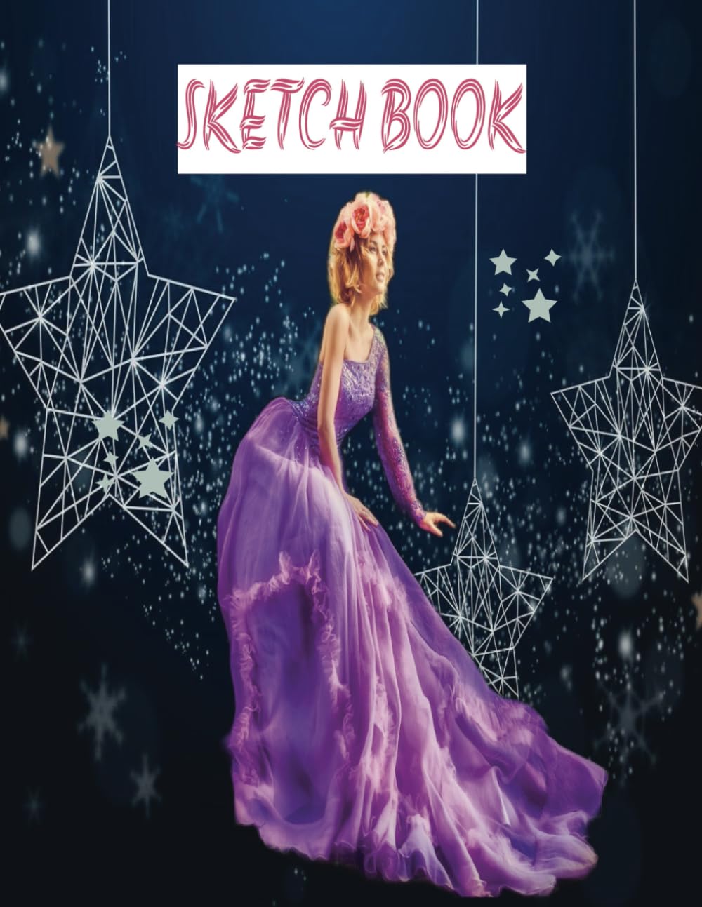 Sketchbook pour filles grand carnet de croquis idéal pour le dessin à l'école