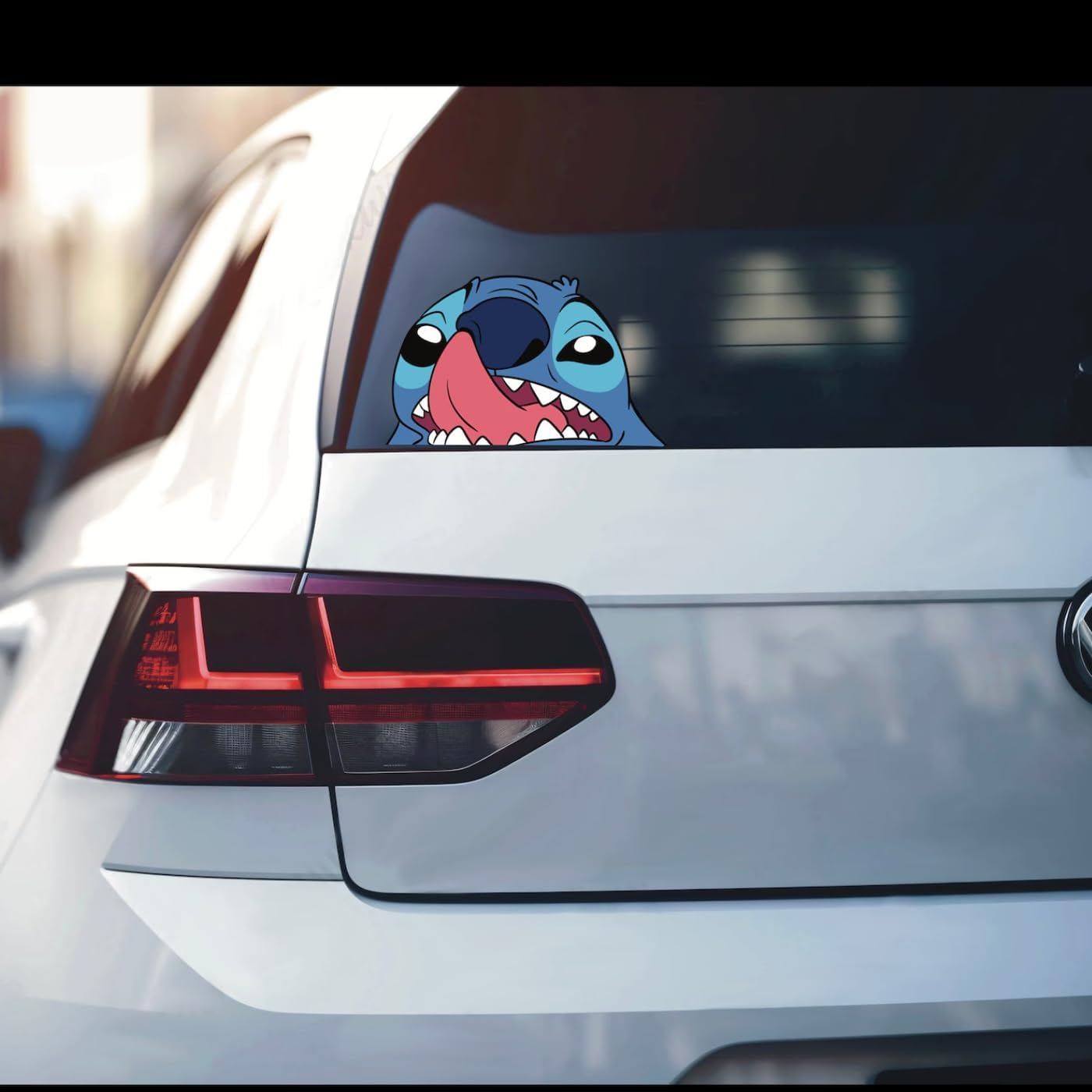 Car Stickers - Cartoon Vinyl Sticker, Peeking car Decals, Funny Stickers - Waterproof Bumper Stickers for Cars, Truck, Motorcycle, Wall, Window and Laptop.