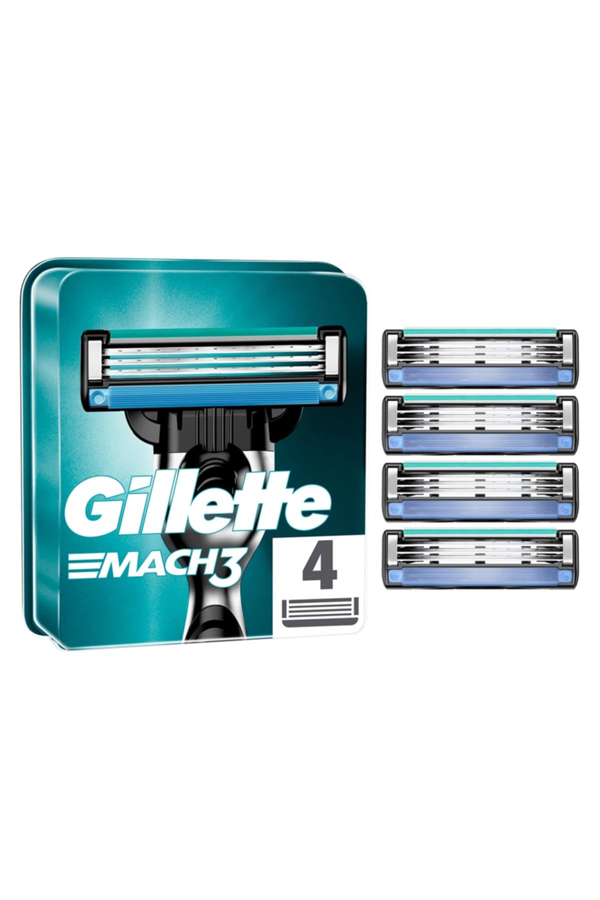 Gillette M3 by Gillette Gillette Mach 3 Blades () x 4
