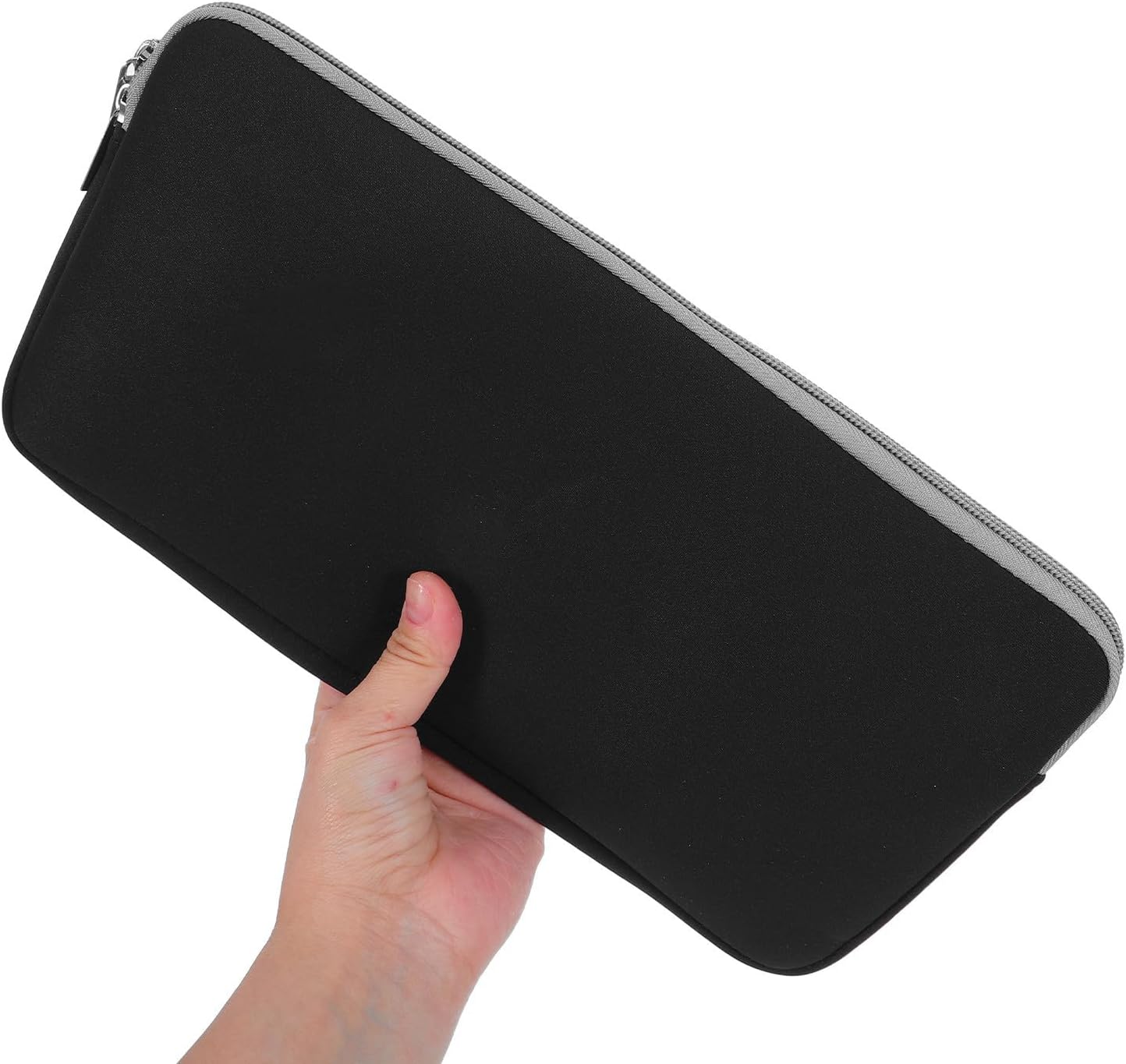 Black Neoprene Keyboard Storage Pouch with Padded Interior for Travel image 4