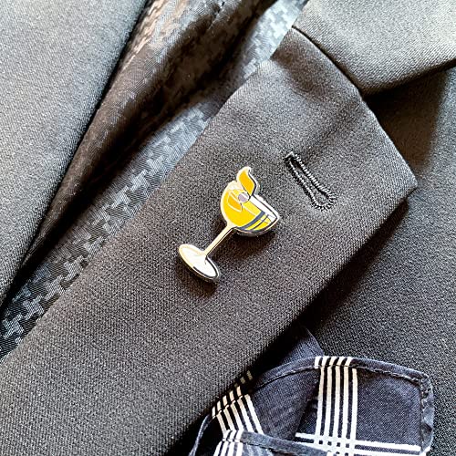 Image of Classic Cocktail Cute Enamel Pins for Bartender Aprons, Jackets, Backpacks and Purses, Shirt and Suit Lapels, Button Badges Brooch Fashion Jewelry