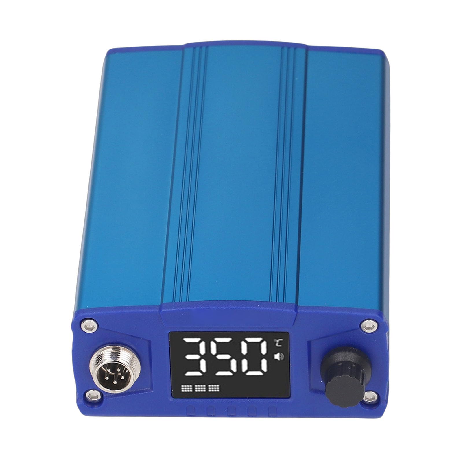 Vikye Zestaw Stacji Lutowniczej T12 Pro 75 W, Szybkie Nagrzewanie 6S, Zestaw Stacji Lutowniczej z Wyświetlaczem LCD z Antystatycznym Przewodem Uziemiającym, Automatyczne Uśpienie i (wtyczka UE)