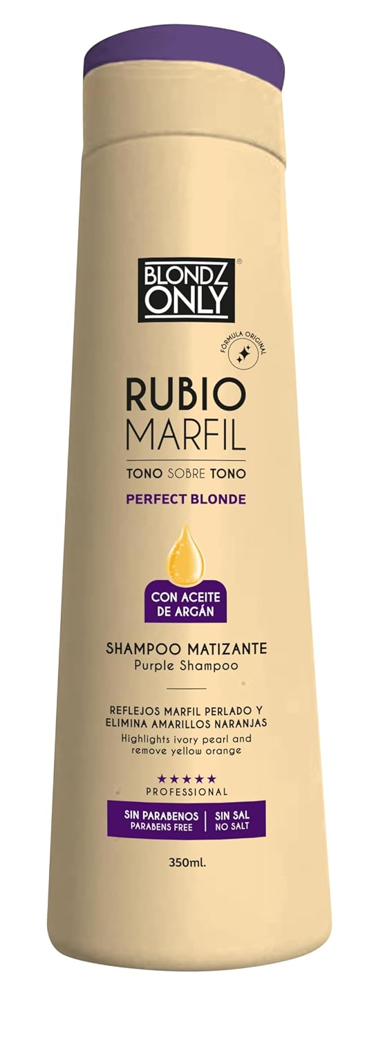 Rubio Marfil Purple Toning Shampoo | Eliminates Brassiness