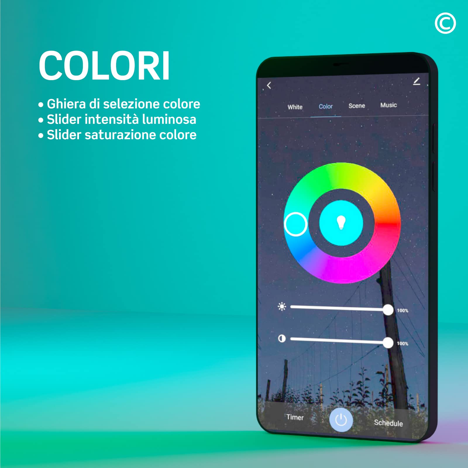 Eurocali 6x Lampadine LED Smart Wifi E27 11W Alexa Google Assistant Dimmerabili Opaca (1055 lumen equivalenti a 60W) - Forma Goccia - Bianchi + RGB - Fascio Luminoso 200°
