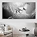 Zhouba - Lienzo artístico monocromo, diseño abstracto, tema «Beso de amor», cuadro...