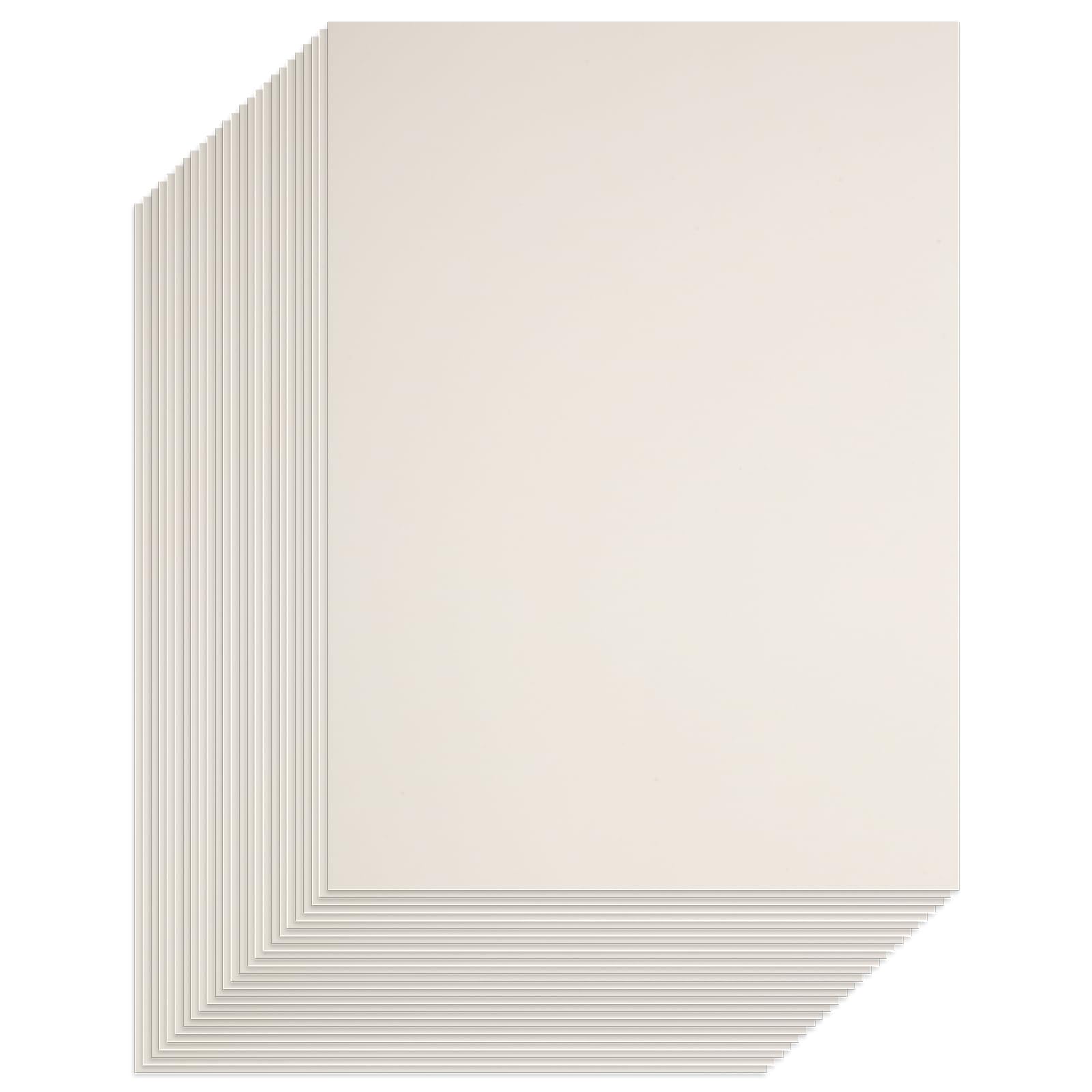 BOOKNOW 30 Sheets Ivory Card stock, 8.5 x 11 Heavyweight Paper Cream White Card Stock Craft Paper for Card Making Kids Art Crafts Scrapbooking, 230GSM