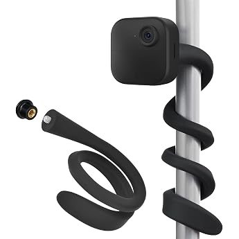 TEKCAM Flexible Twist Mount Camera Mount Compatible with Blink Mini/Mini 2K+ Blink Outdoor 4 4th Gen/Outdoor 2K+ Blink XT/XT2 Blink Indoor Camera No Drilling Flexible Twist Mount