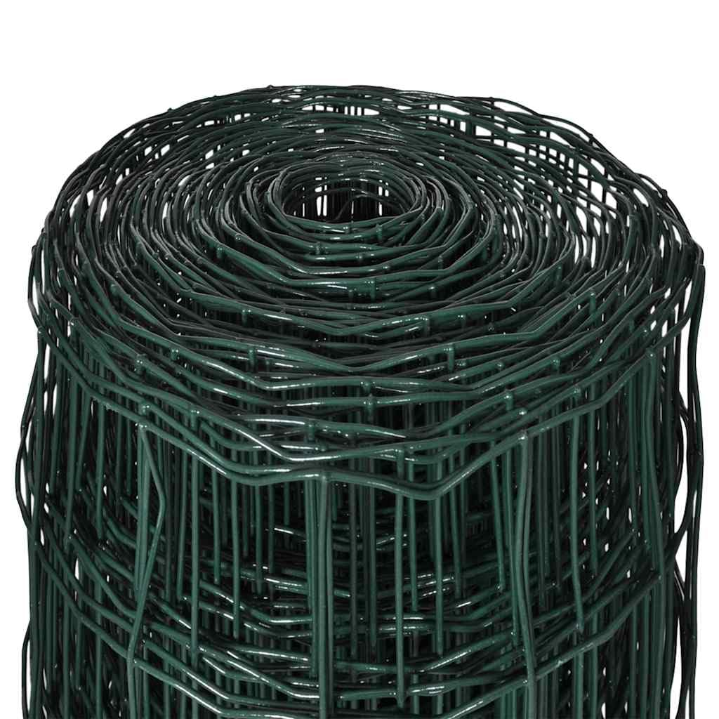 Valla de malla de soldadura estable de 10 metros de largo para jardín, 10 x 1,5 m