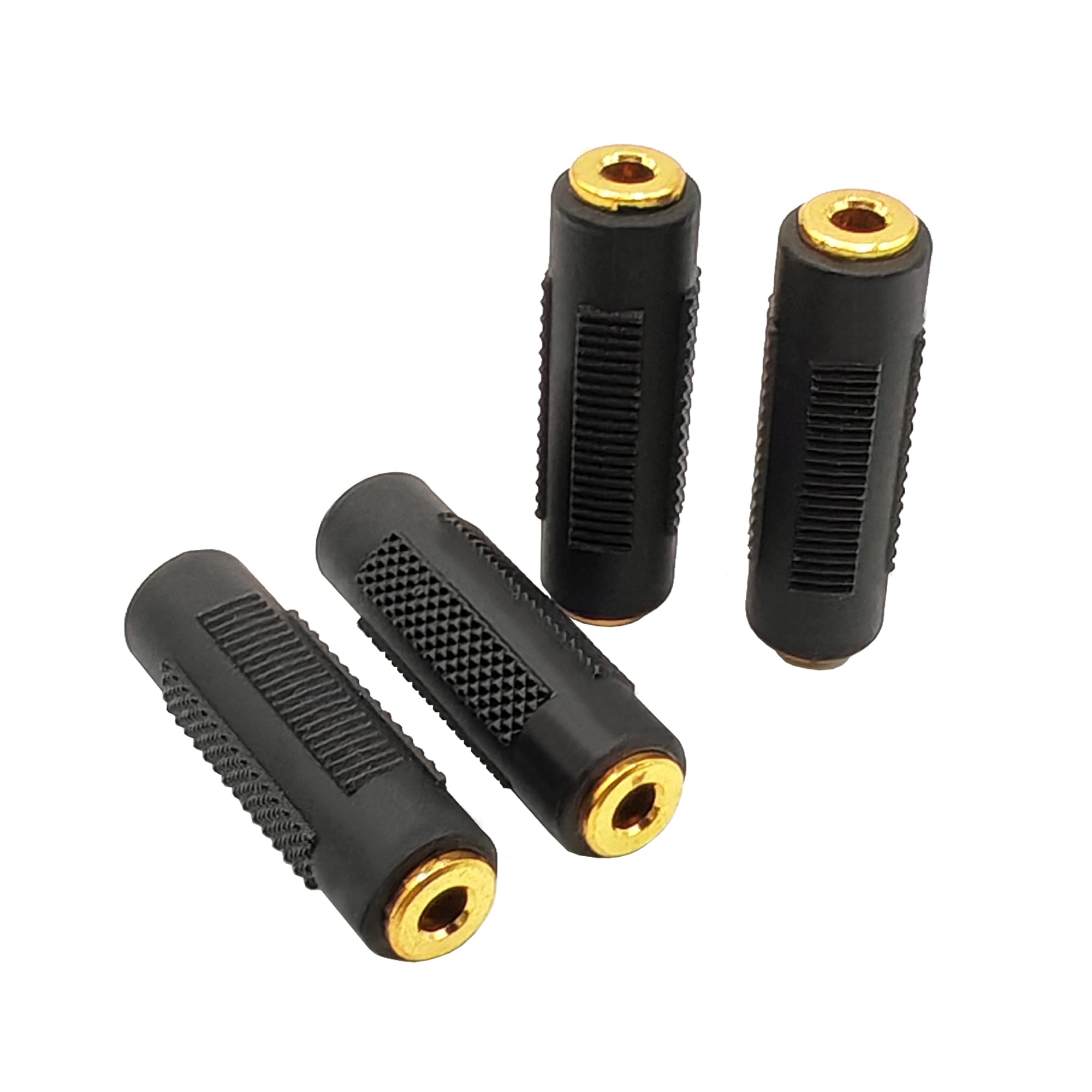 Audio-Adapter, 3,5-mm-Buchse auf Buchse, Stereo-Anschluss für Kopfhörer, 4 Stück