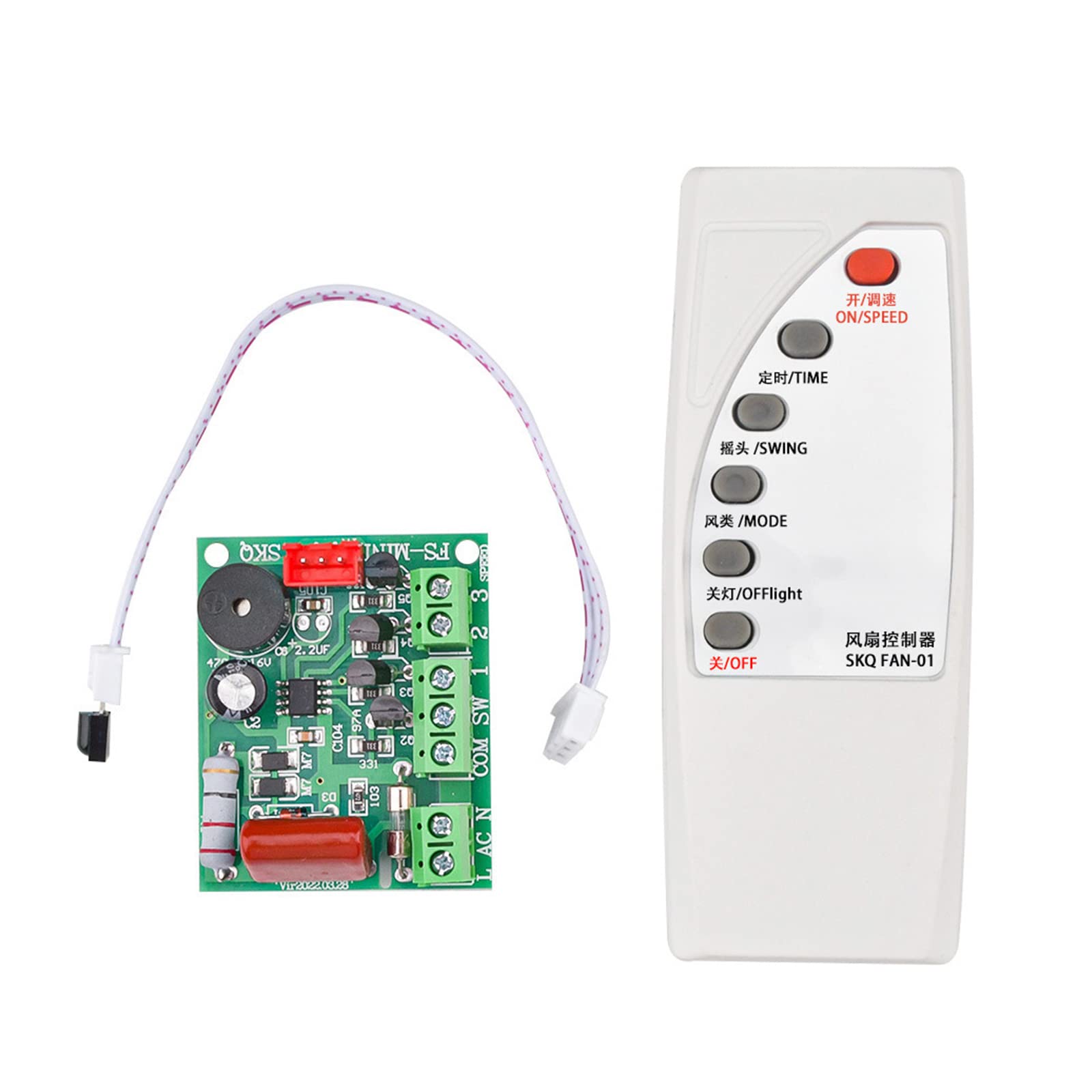 Carte De Circuit Pour Télécommande De Ventilateur - Compatible AC 110V/220V - Signal Stable - Neuf