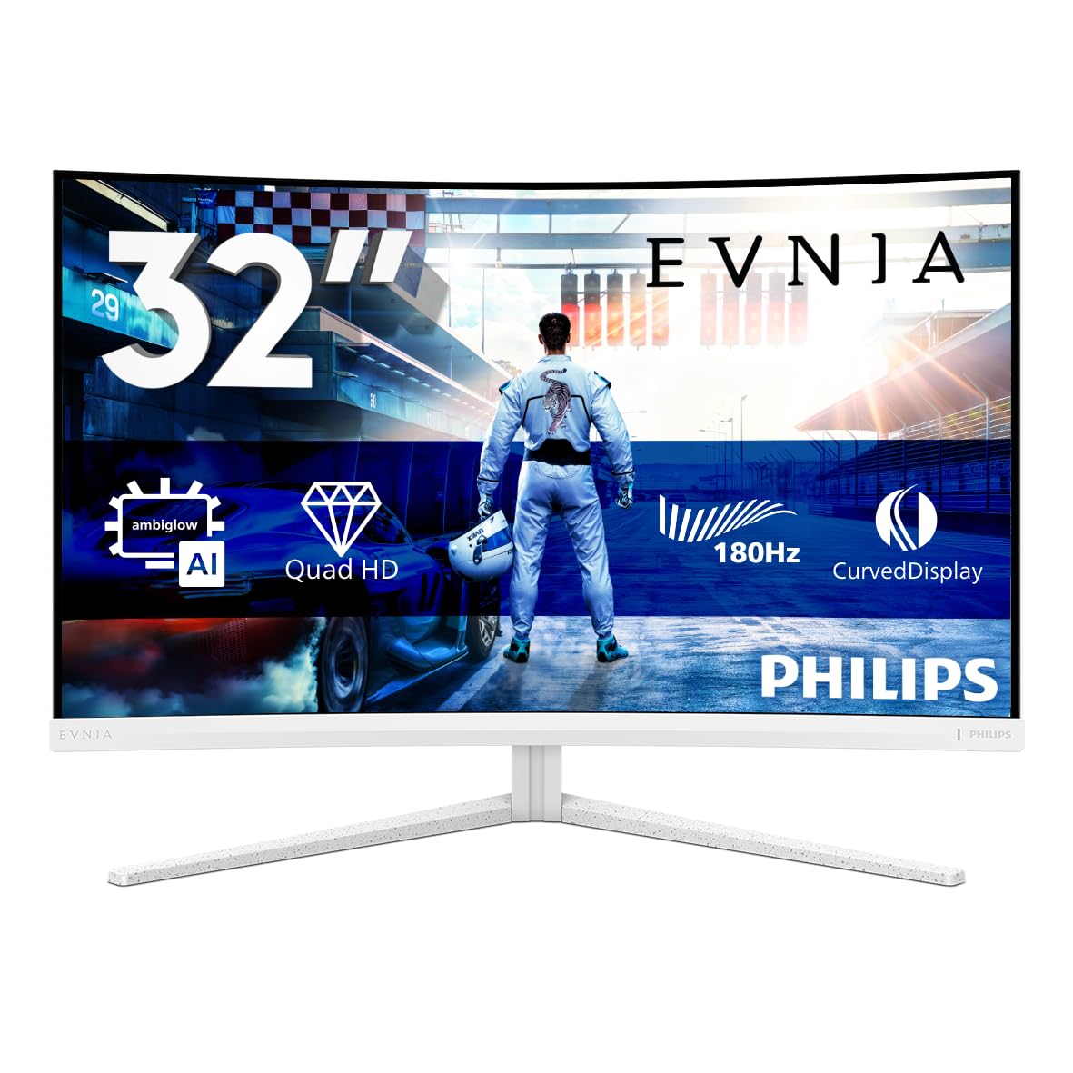 Monitor gaming curvo QHD 32 Pollici Philips Evnia 32M2C5501 - Dettaglio