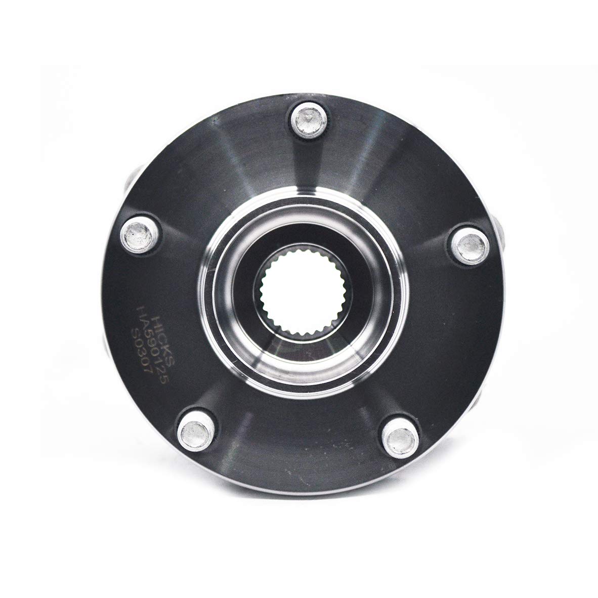 HICKS HA590125 Front Wheel Hub Bearing Assembly Compatible with 03-12 Infiniti FX35 (AWD only), 03-08 Infiniti FX45 (AWD only), 14-20 Infiniti Q50 (AWD only)