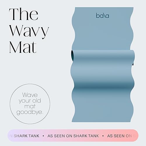 Miniatura 2 de Bala Esterilla de yoga para gimnasio en casa – Alfombrilla de ejercicio antideslizante para entrenamiento en casa, estiramiento, pilates, aeróbicos