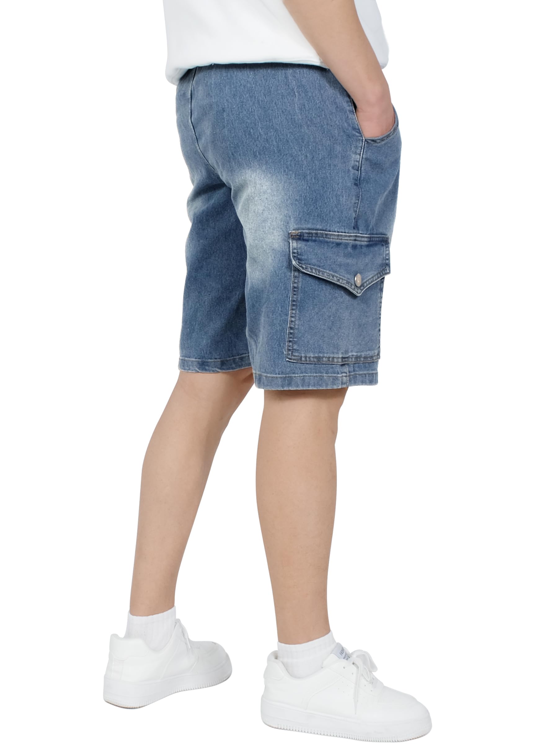 CAMLAKEE Pantalon Corto Cargo Niños Short Pantalón Niño