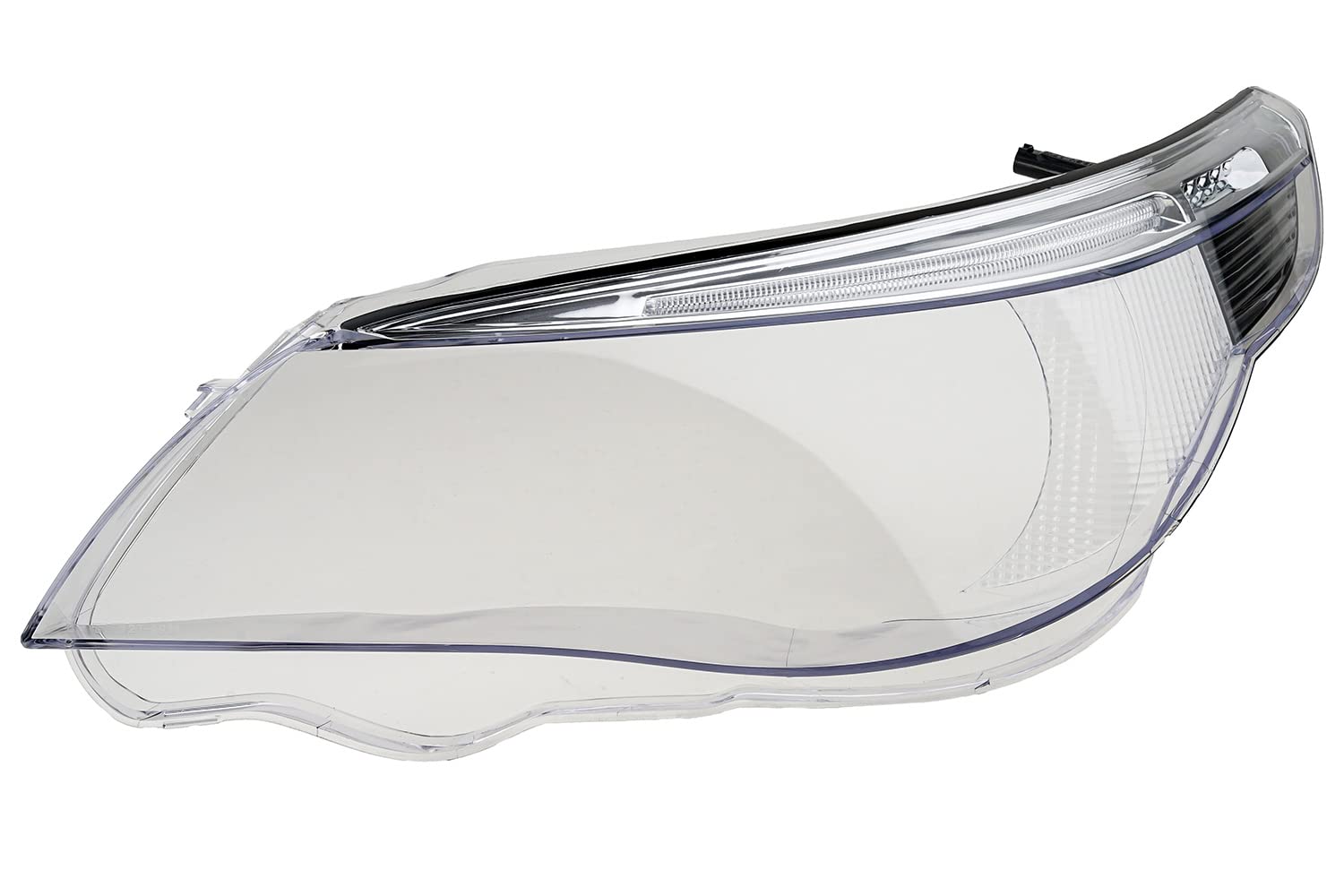Johns, Juego de faros delanteros aptos para halógenos, juego de discos difusores izquierdo y derecho a partir de 07/03 – 03/07, apto para BMW Serie 5 E60/E61