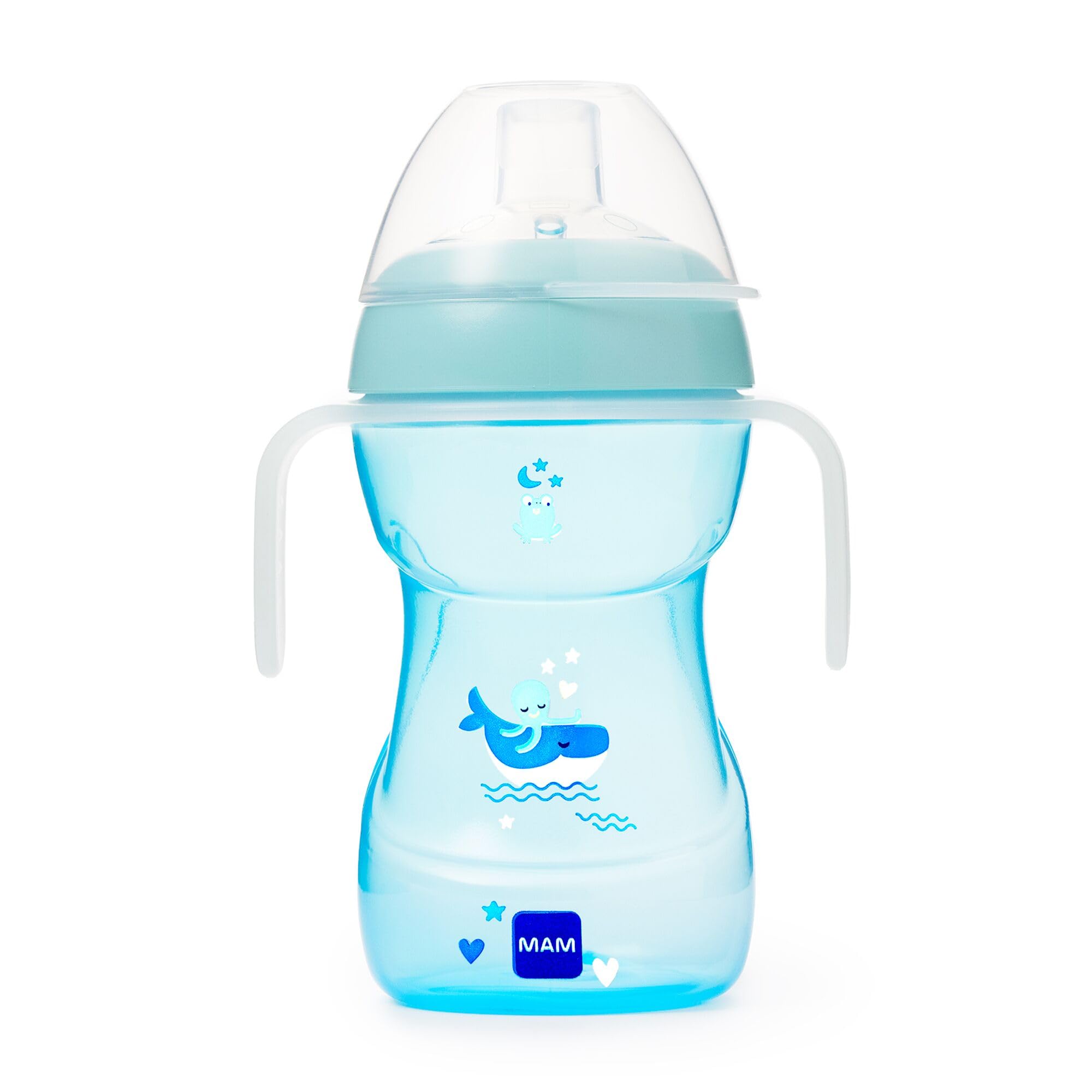 MAM Fun to Drink Sippy Cup, 1x 270ml, 8+ Months, Blue
