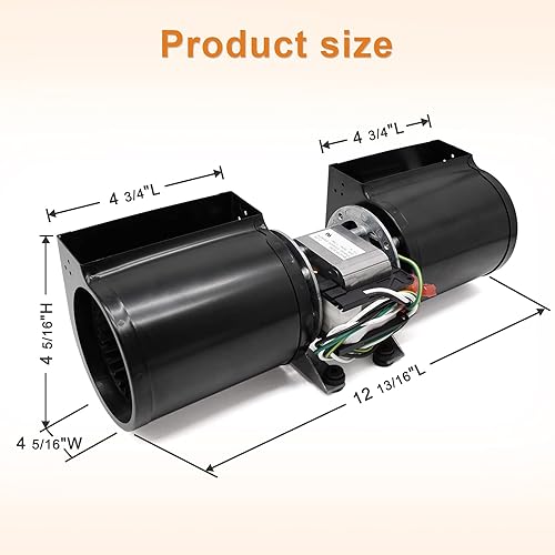 Miniatura 2 de Adviace GFK-160 GFK-160A Kit de ventilador de chimenea para Heat-N-Glo, Heat and Glow, Heat&Glo, Hearth and Home, Superior, Quadra-Fire Chimeneas,