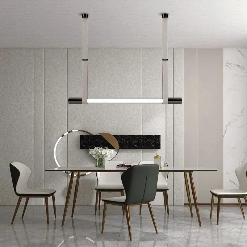Suspension moderne LED longue 120cm fin de l'éclairage trop sombre