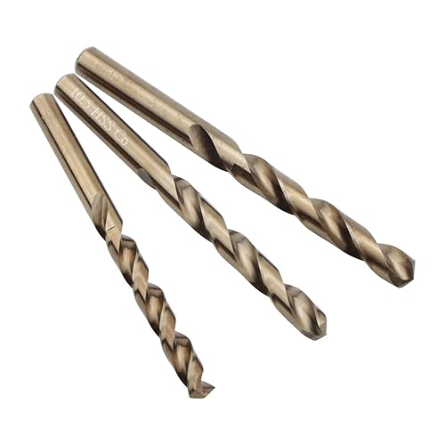 Miniatura 5 de Juego de 12 brocas giratorias, molienda completa M35 cobalto HSS Kit de brocas manuales para metal madera acero plástico, universal redondo Shan