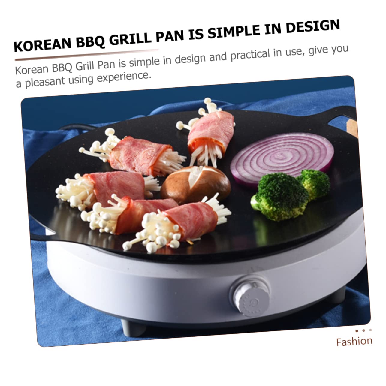 LIOOBO Medical Stone Induction Cooker Barbecue Plate Korean Style Bbq Grill Pan Non-stick Grilling Tray
