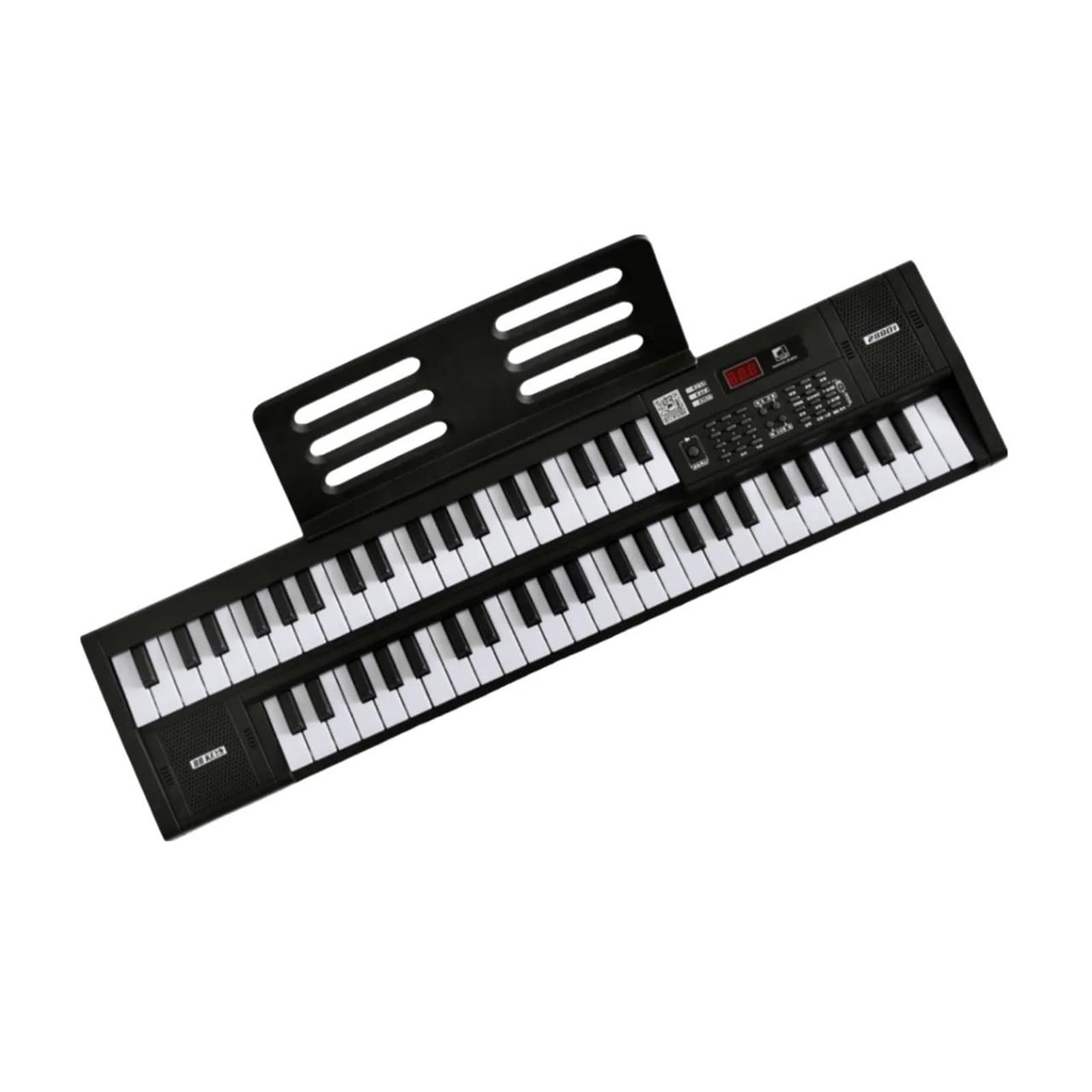 Pianino Elektryczne Przenośny Instrument Klawiszowy Dwurzędowy 88 Klawiszy