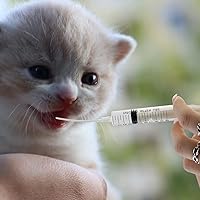 Vista 6 de Jeringa de alimentación de aves con tubos de alimentación suaves Jeringa de riego dental Jeringa de alimentación para mascotas con medición