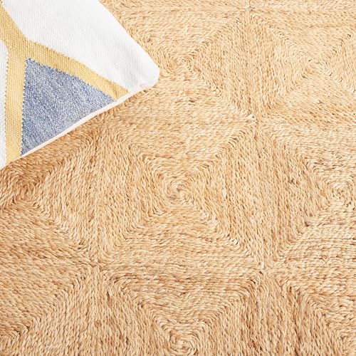 Tapete cuadrado de fibra natural SAFAVIEH 8 pies miniatura 4