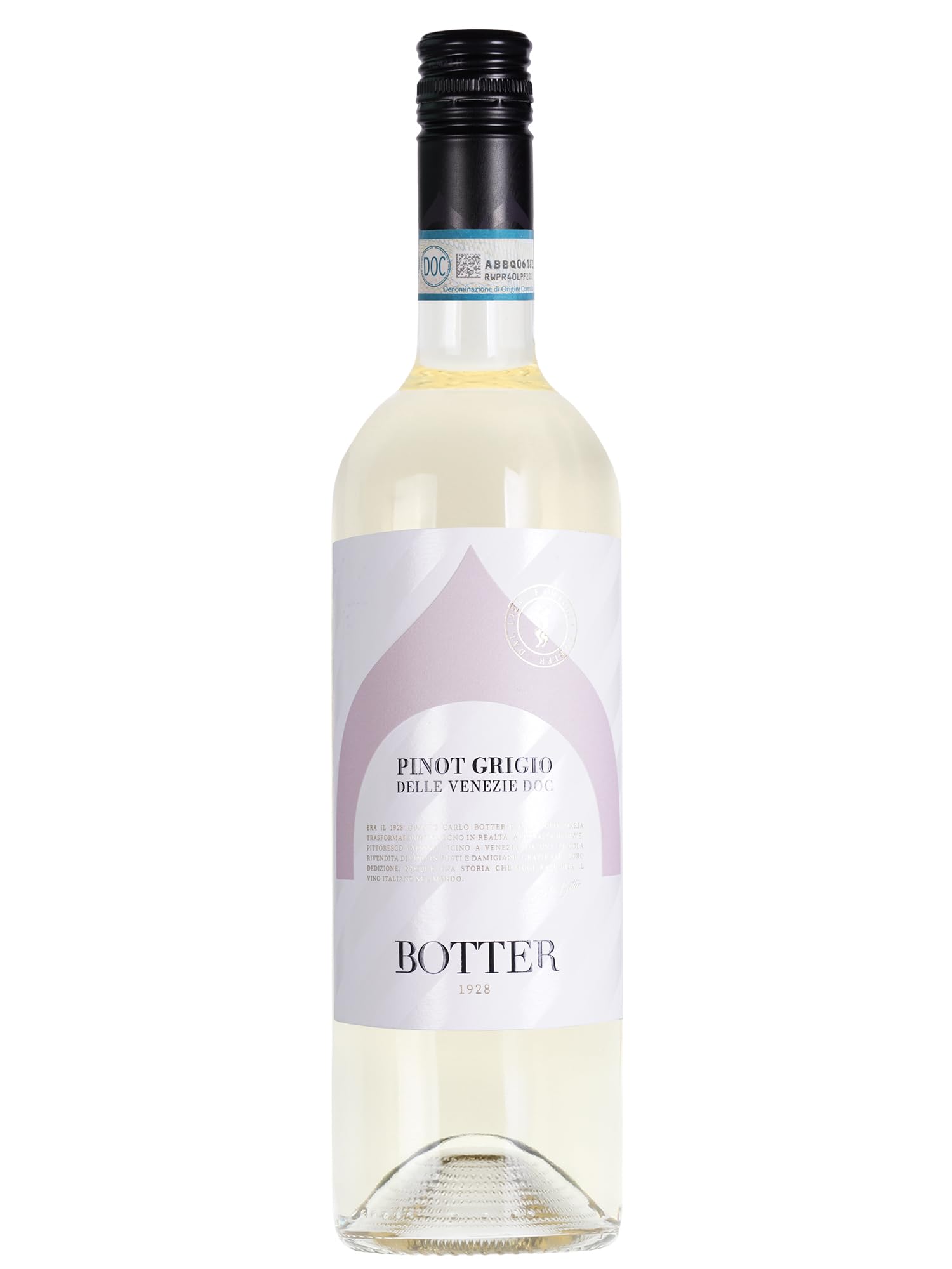 Botter PINOT GRIGIO DELLE VENEZIE DOC – Floral & Rich White Wine – Soft and Balanced – 12% vol – 750 ml