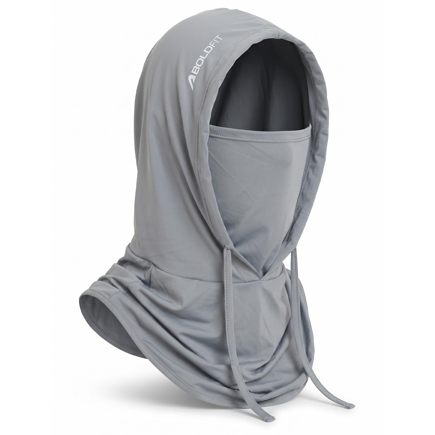 boldfit Sun Guard Aura Scarf for Men & Women with UPF Protection Outdoor Scarf with Adjustable Fit, Breathable, Moisture-Wicking Fabric Cap Ideal for Hiking, Trekking, Fishing, Beach & Travel, Grey-picture-14