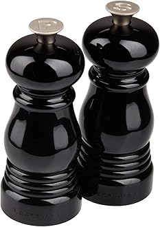 Le CreusetPetite Salt and Pepper Mill Set, 5 x 2 each, Black