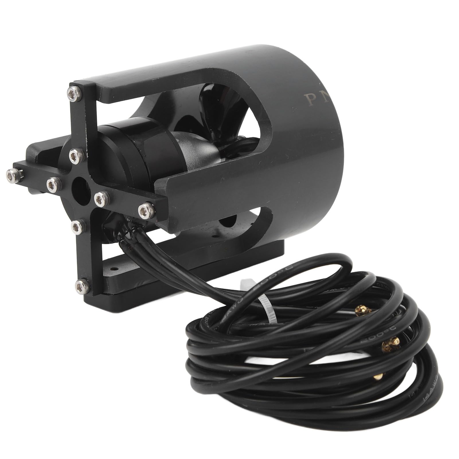 Propulsor Submarino KYO 4T PRO, 12 a 25,2 V Alto Rendimiento Propulsor Submarino del Motor Impermeable sin Escobillas, Kit de Motor de Kayak para Barco de Cebo de Pesca RC (CCW)