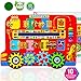 Price comparison product image Miratoys Happy Bus Wooden Latches Board With Zipper And Shoes Laces - Educational Toy - Busy Board For Toddlers - Activity Board - Helps Develop Fine Motor Skills [35cm X 25cm]