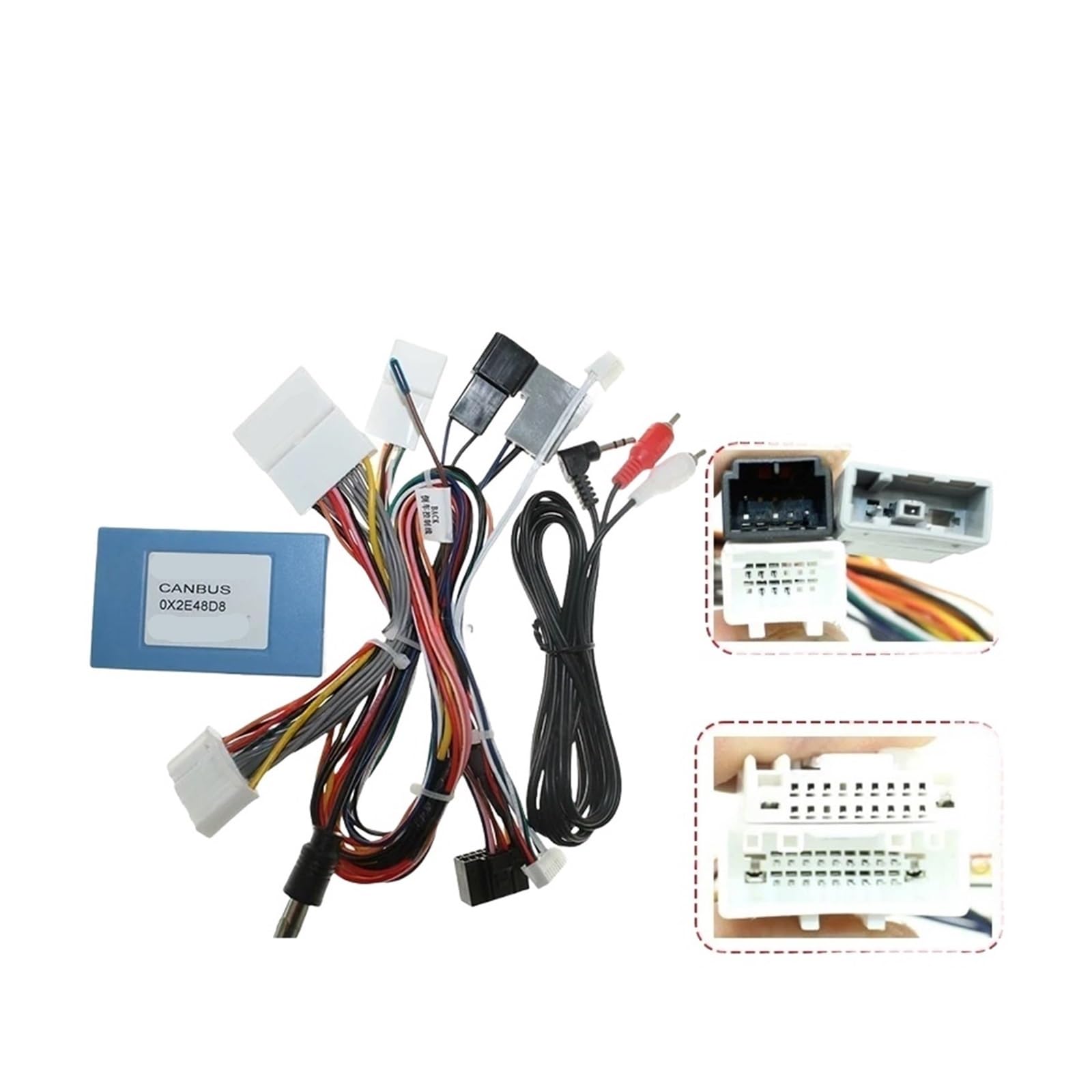Cavo di alimentazione Android a 16 pin for auto compatibile con adattatore for cablaggio lettore DVD Nissan Teana 2008-2012(Only Canbus)