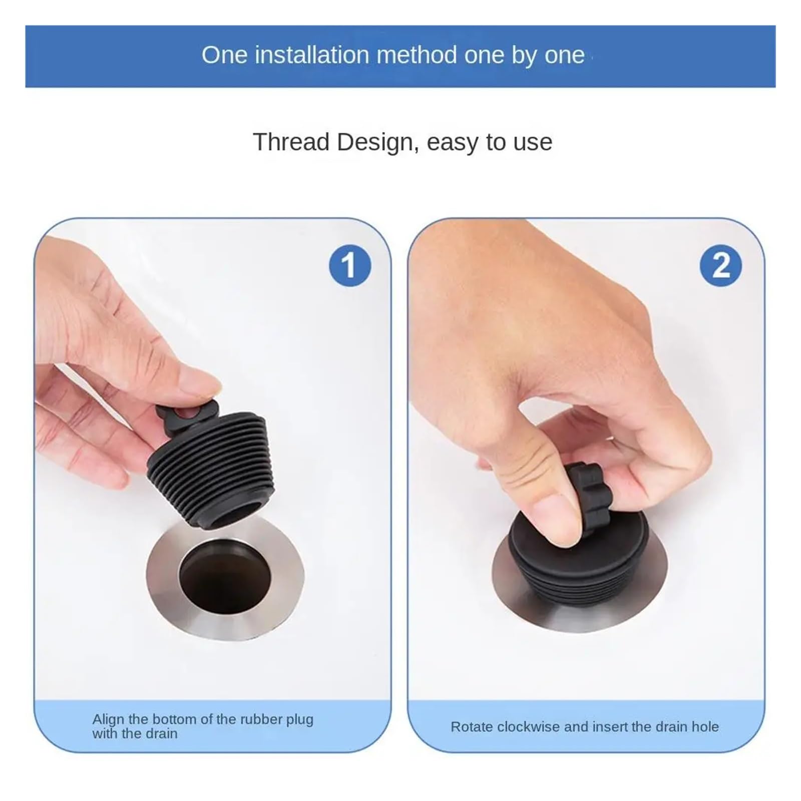 Tapón universal de silicona para ducha, cubierta de drenaje de desbordamiento y tapón para bañeras (rosa camuflaje)