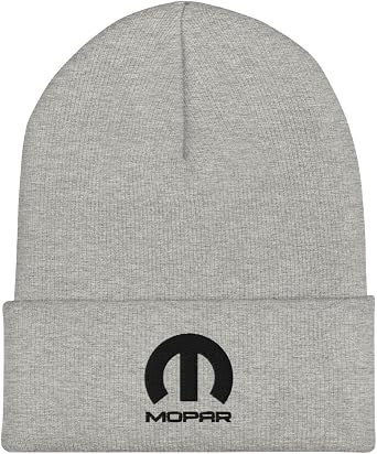 Mopar Logo Cuffed Beanie Hat