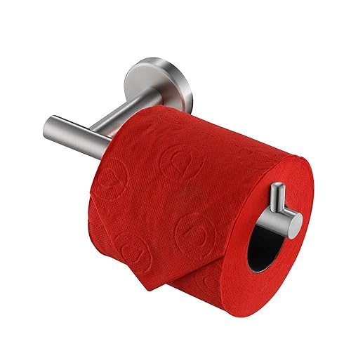 JQK Toilet Paper Holder, 5 Inch 304 Stainless Steel Thick