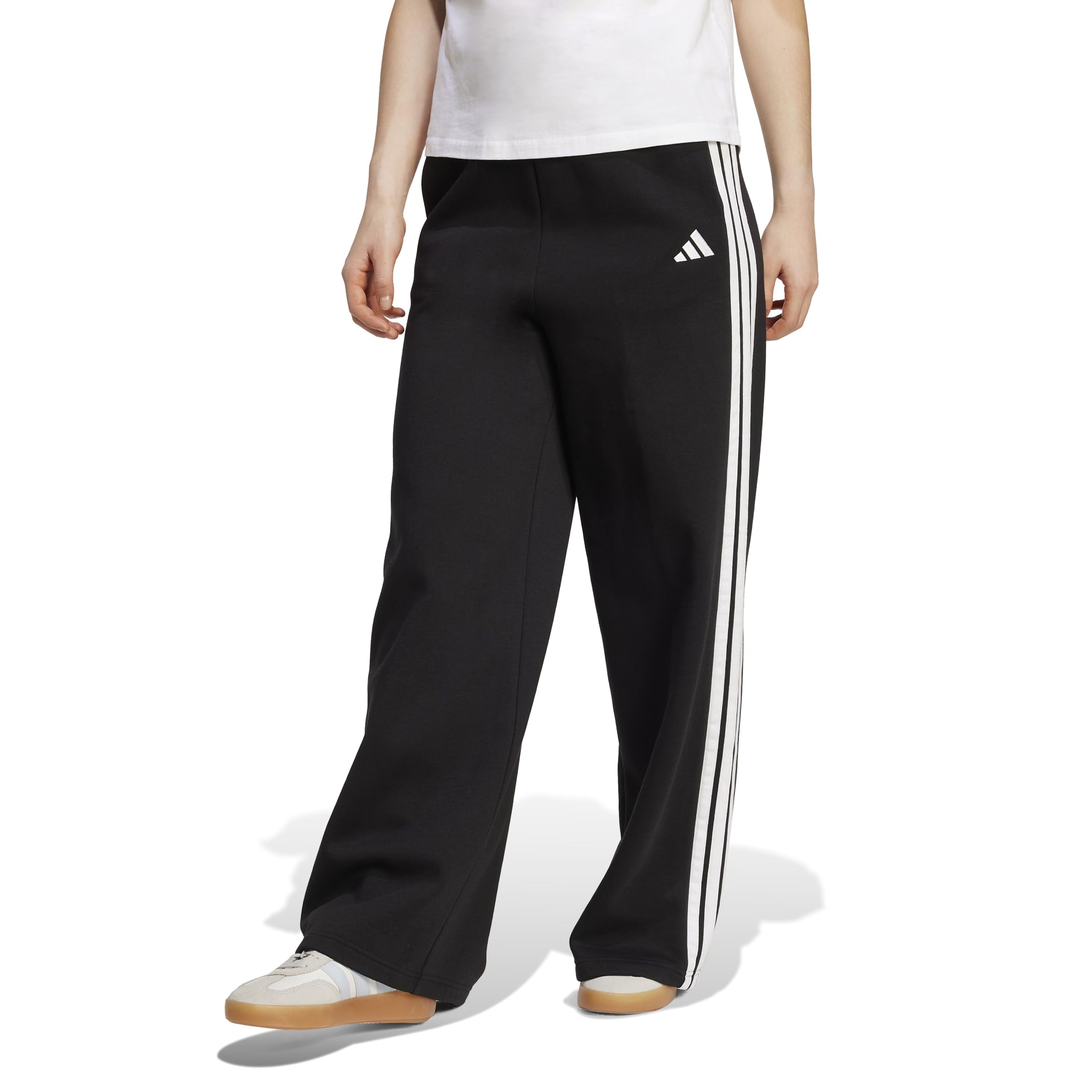 adidas Women's Pantalon Large Molleton 3 Bandes