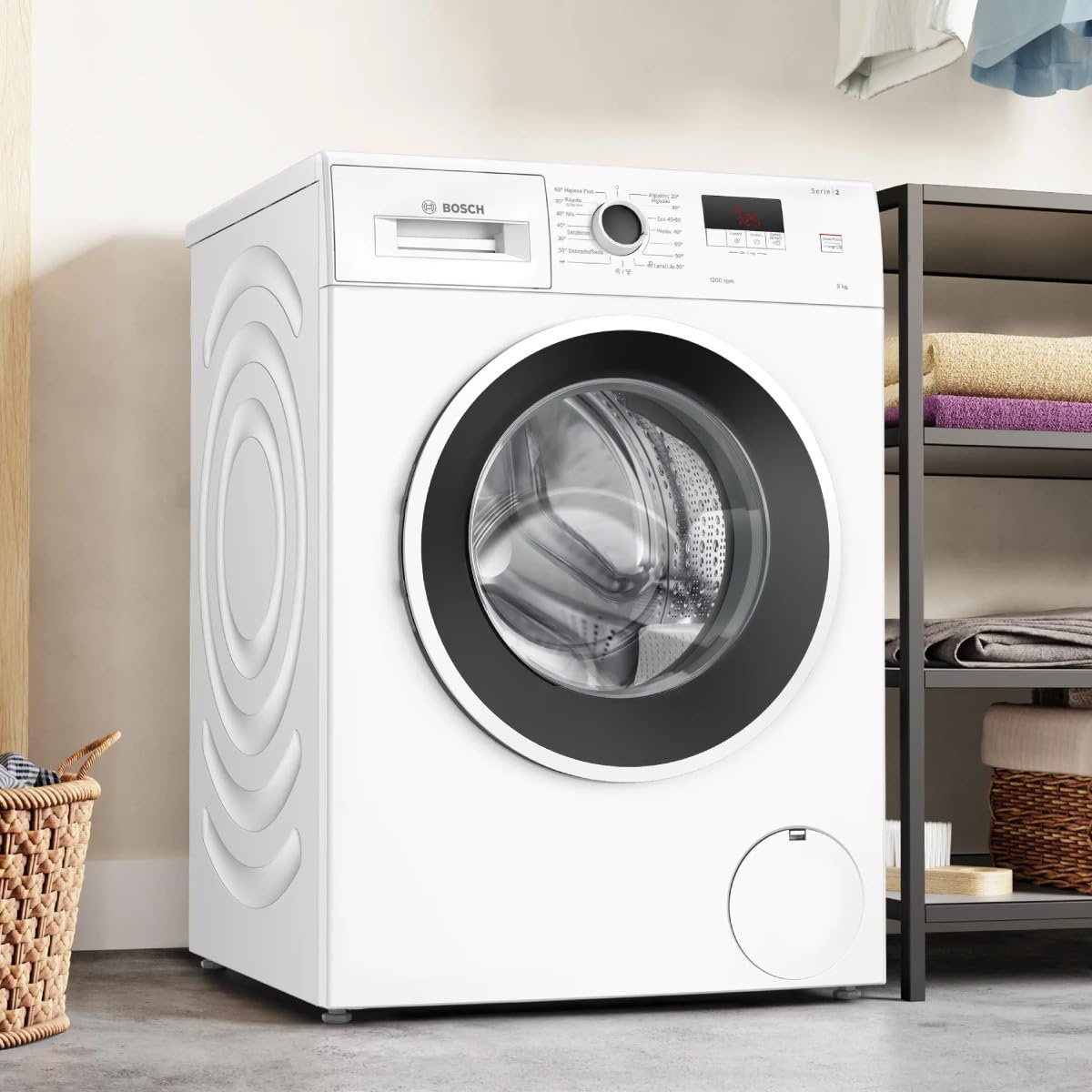 Lavatrice Bosch WGE03200ES 8 kg 1200 giri/min Bianco